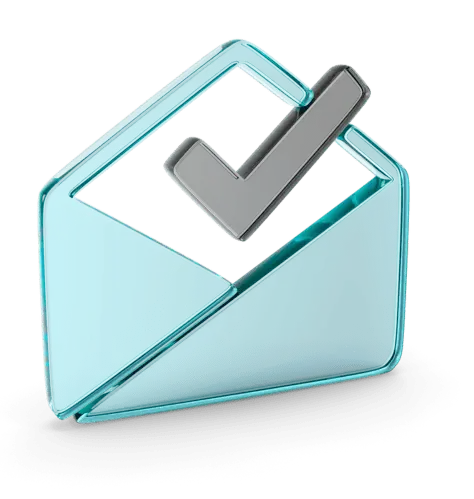 問い合わせフォームをお知らせするためのメール画像